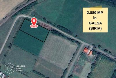 Teren Construcții intravilan de 2880 mp, în Galșa - 2