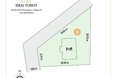 Teren de 672 mp, în Izvorani