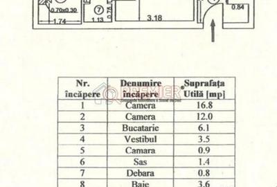 Apartament cu 2 camere semidecomandat în Alexandru Obregia - 11