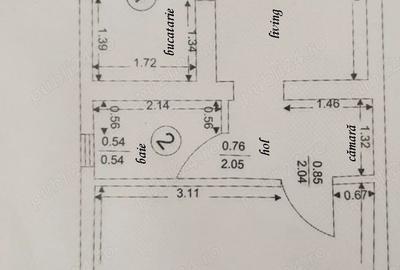 Casă cu 1 camere cu Teren 71 Mp în Cantemir - 1