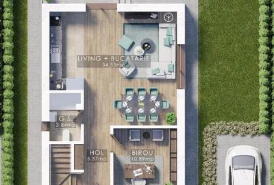 Casă cu 5 camere în Bălăceanca - 3