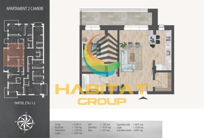 Apartament cu 2 camere decomandat în Theodor Pallady - 2