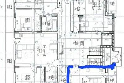 Apartament cu 3 camere semidecomandat în Florești - 2