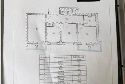 Apartament cu 3 camere decomandat, mobilat în Răcădău - 16