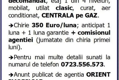 Apartament cu 2 camere decomandat în Tomis III - 9