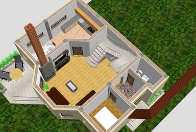 Veterani , casa construita din caramida - 2