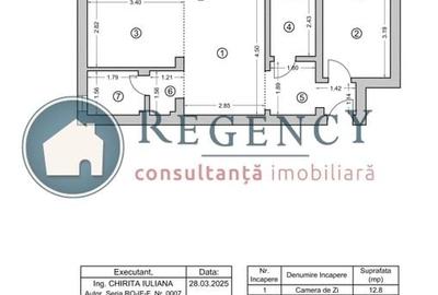 Liber, renovat, în bloc reabilitat, 3 camere la pret de 2 - 12