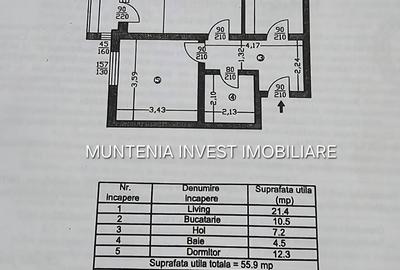 Apartament cu 3 camere decomandat în Central - 15