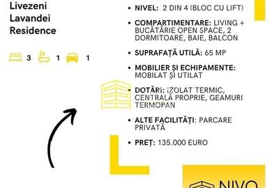 Apartament 3 camere - Livezeni - Lavandei Residence - Bloc Nou - 4