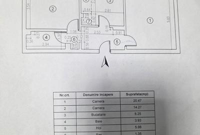 Apartament cu 2 camere decomandat în 13 Septembrie - 6