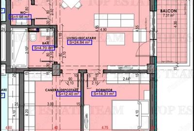 Apartament cu 3 camere în Brătianu - 8