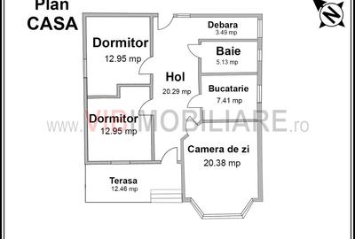Snagov - Ciofliceni, casa parter, 3 camere, teren 562 mp - 11