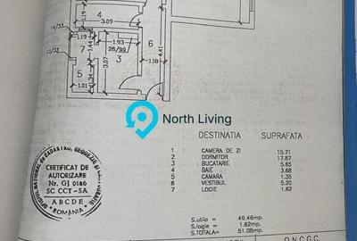 Apartament cu 2 camere în Bucureștii Noi