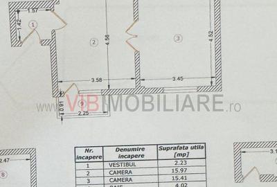 Apartament cu 2 camere în Calea Călărașilor