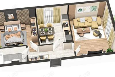 Vand apartament cu 2 camere Vand apartament cu 2 camere - 2