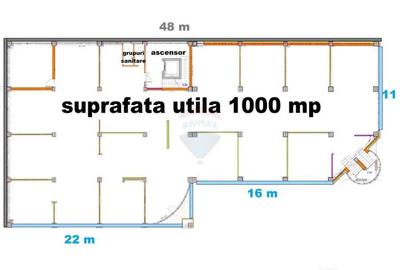 Spațiu comercial, de 1,000 mp, în Calea București - 15