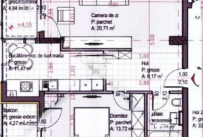 Apartament cu 2 camere în Între Lacuri