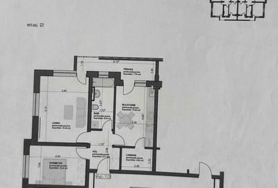 Apartament cu 2 camere decomandat în Sânpetru - 1