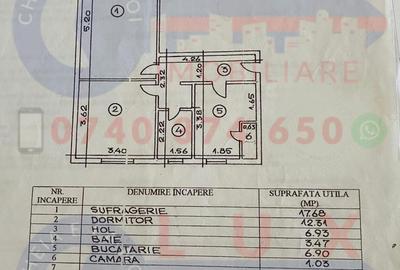 Apartament cu 2 camere decomandat în Faleză - 20