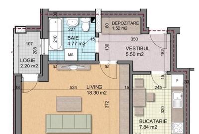 Garsonieră în Theodor Pallady - 5