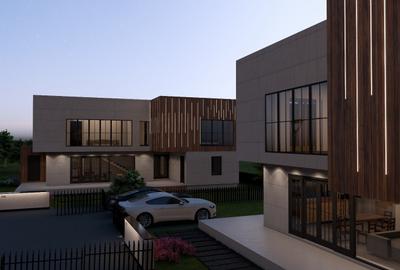 Casă Modernă 5 Camere | 200 mp | Teren 450 mp | Geamuri Mari, design industrial - 5