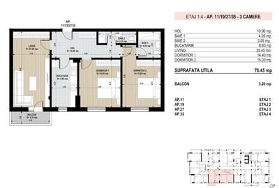 Apartament 3 camere sector 4 - 2
