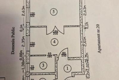 Apartament cu 2 camere semidecomandat în Central - 2