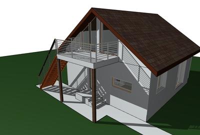 Casă individuală cu 2 camere cu Teren 816 Mp în Pișchia - 1