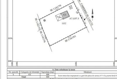 Teren Construcții intravilan de 808 mp, în Peștera - 6