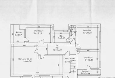 Apartament cu 4 camere decomandat în Central - 1