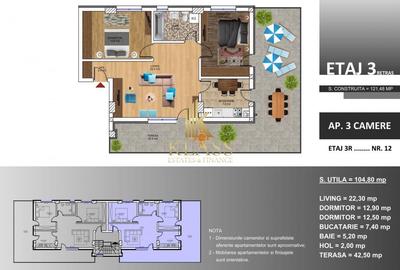 Apartament 3 camere | Pipera-Andronache-Petricani - 1