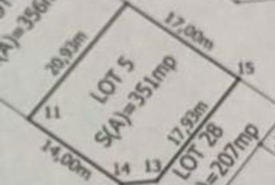 Teren de 351 mp, în Berceni - 1