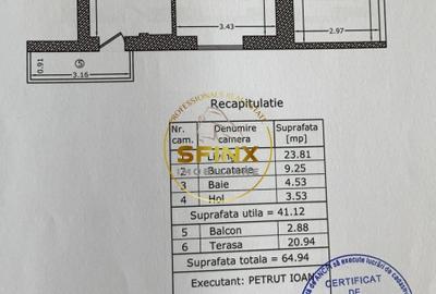 STUDIO DUBLU COCHET 65 mp, PRIMA INCHIRIERE - 22