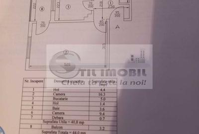 Apartament 2 camere Granit suprafata 44mp 75000 euro - 8