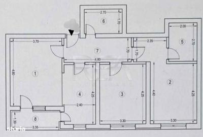 Apartament cu 3 camere decomandat în Lujerului - 3
