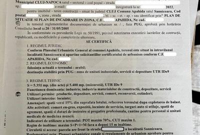 Teren Sannicoara, UTR IDe9 unitatii industriale, servicii si depozitare - 2
