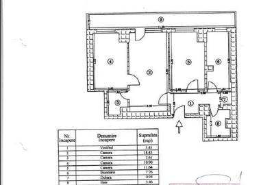 Apartament cu 3 camere semidecomandat în Drumul Taberei - 2