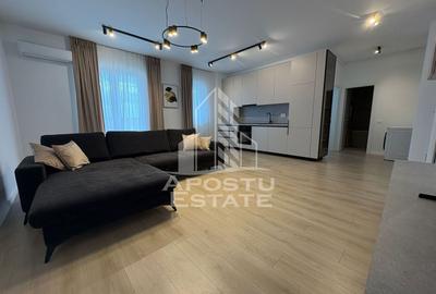 Apartament cu 2 camere semidecomandat, mobilat în Torontalului