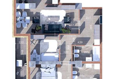 Apartament cu 3 camere decomandat în Copou - 2