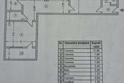 Apartament cu 4 camere semidecomandat în Drumul Taberei - 9