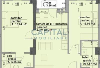 Apartament de vanzare, 3 camere, ansamblu rezidential modern, comision 0% - 2