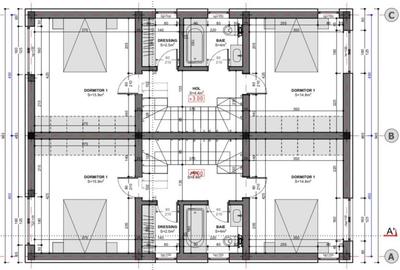 Duplex cu 3 camere cu Canalizare în Moșnița Nouă - 5