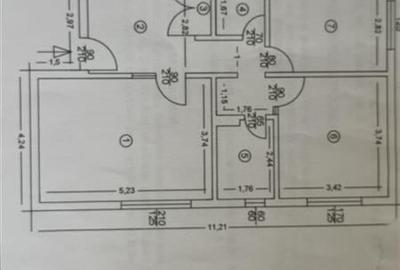 Apartament cu 2 camere decomandat în Ultracentral