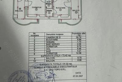 Apartament cu 3 camere decomandat în Babadag - 4