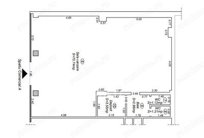 Spatiu Comercial, 80 mp, Zona UMT - 1