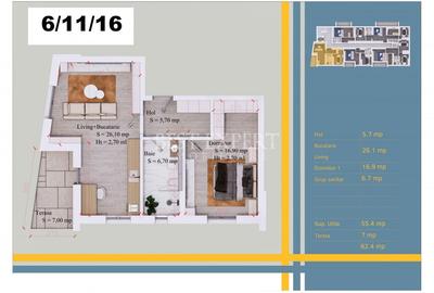 Apartament cu 2 camere semidecomandat în Theodor Pallady - 2