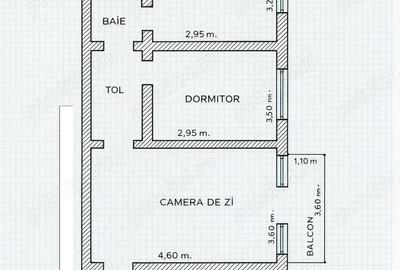 Apartament cu 3 camere semidecomandat în Central - 3