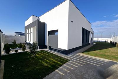 Casa parter - 4 camere - beci , foisor - teren 375 mp - gazon - 3