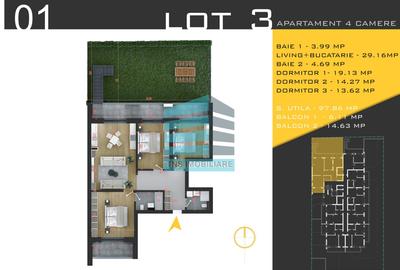 Apartament cu 4 camere în Titan - 11