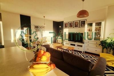 Apartament 3 camere de vânzare – etaj 3, mobilat, terasă cu priveliște – Cartier - 2